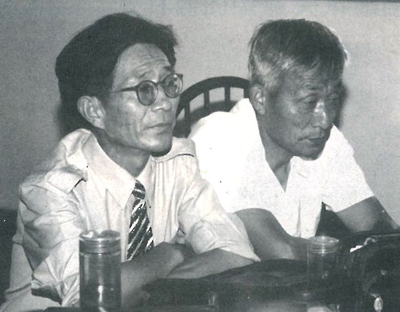 廷华、湘萍静听大会发言